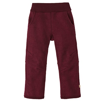 Warme Walkhose Wolle cassis