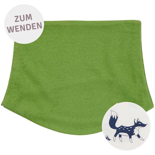 Wende Schlauchschal Fleece grün