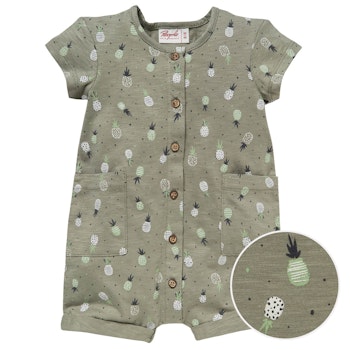 Kurzarm Beachbody Ananas khaki