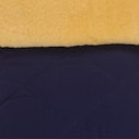 Vorschaubild Natura Kinderwagenfußsack Lammfell marine