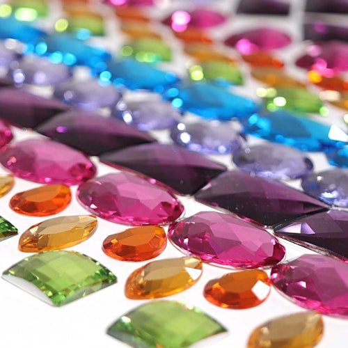 140 große Glitzersteine Dekorieren und Verzieren