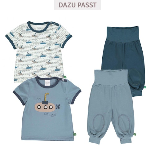 Kurzarm T-Shirt Tiergesicht