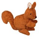 Vorschaubild Kuscheltier Eichhörnchen klein mit Traubenkern Wärmekissen