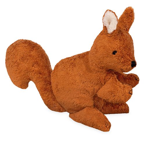 Kuscheltier Eichhörnchen klein mit Traubenkern Wärmekissen