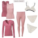 Vorschaubild Damen Wolle Seide Leggings