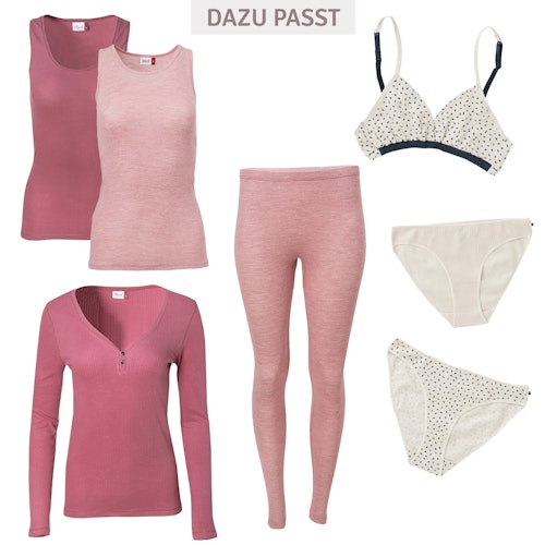 Damen Wolle Seide Leggings