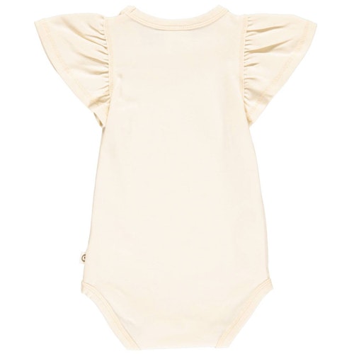 Kurzarmbody Puffärmelchen elastischer Kopfbereich