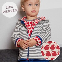 Wendejacke Kapuze Ringel