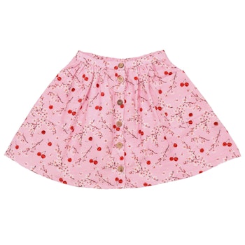 Musselin Rock Blumen rosa
