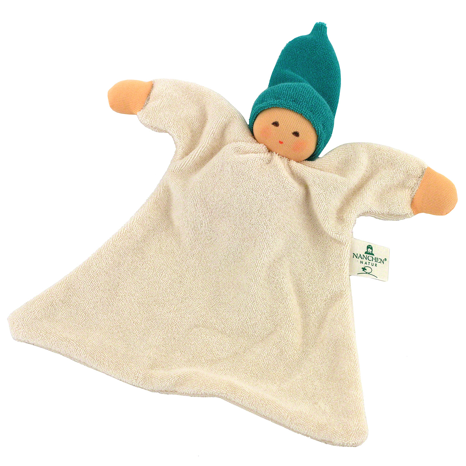 Nuckel mit Mütze - türkis