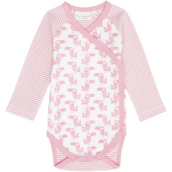Wickelbody Tukan langarm rosa
