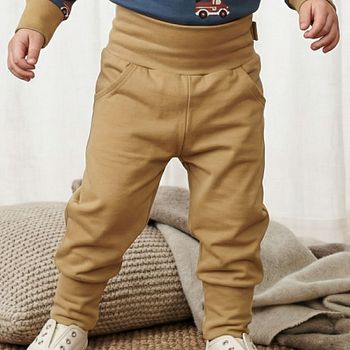 Bequeme Freizeithose Sweat senfgelb