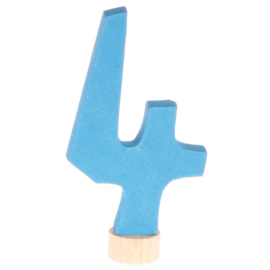 Geburtstagsring Aus Holz + 20 Zahlenstecker - 3-teiliges Set, 19 Cm, Bunt, Für Kerzen & Persönliche Namen