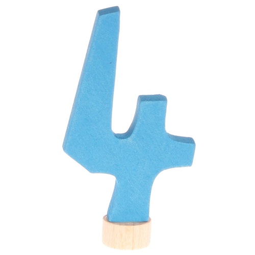 Grimms Zahlenstecker 4 für Geburtstagsring