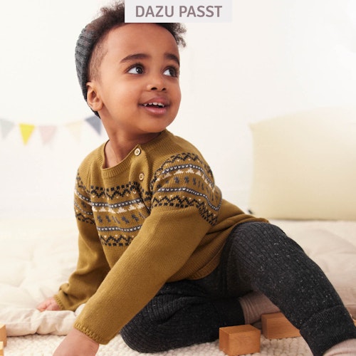 Strickpullover Norweger-Muster