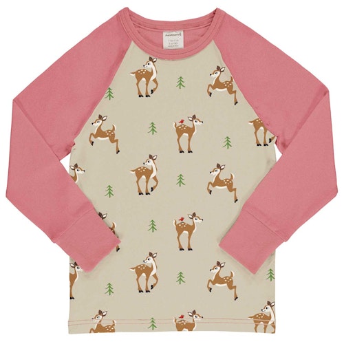 Raglanshirt langarm Rehe