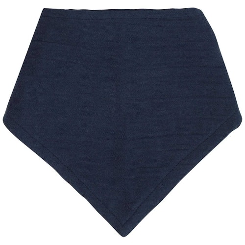 Weiches Musselin Dreiecktuch navy