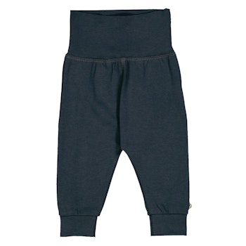 Schlichte Babyhose elastisch rauchiges dunkelblau