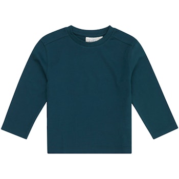 Griffiges Langarmshirt uni navy
