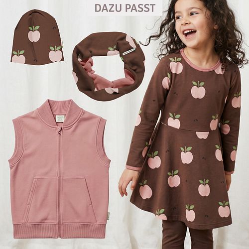 Kleid Maxomorra langarm Motiv