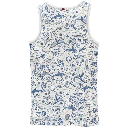 Unterhemd People Wear Organic Strick ohne Arm Motiv
