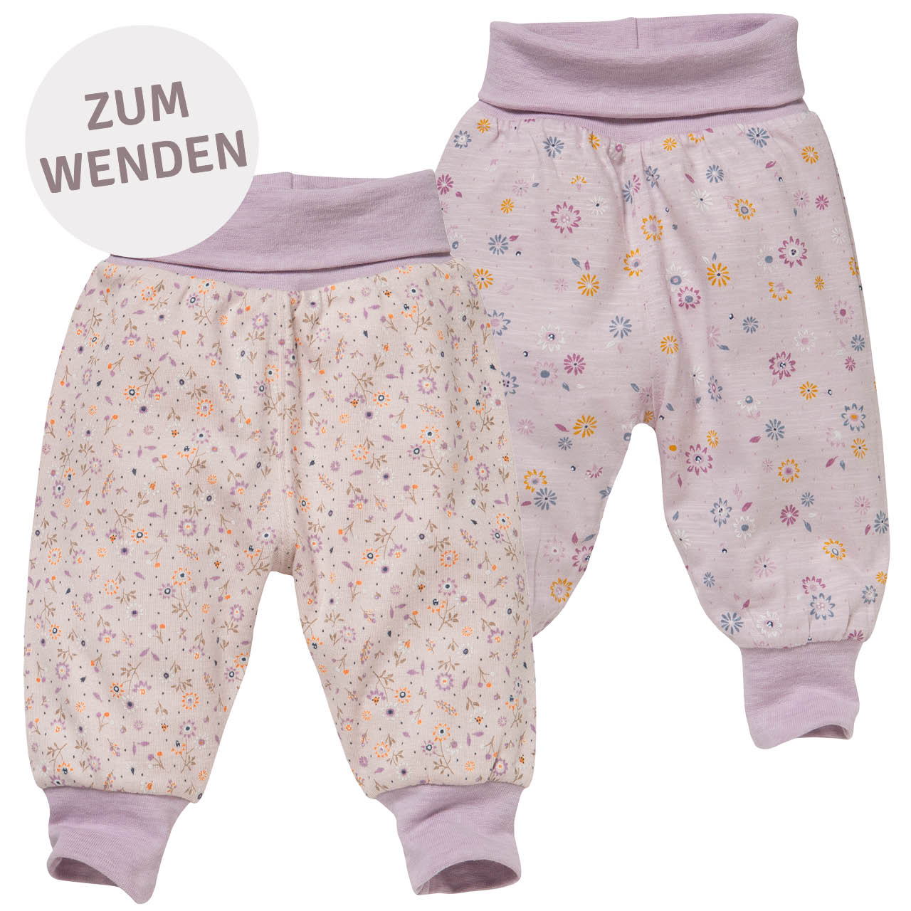 Weiche Wendehose Herbstblüten