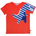 Vorschaubild Hai Shirt kurzarm gestickt