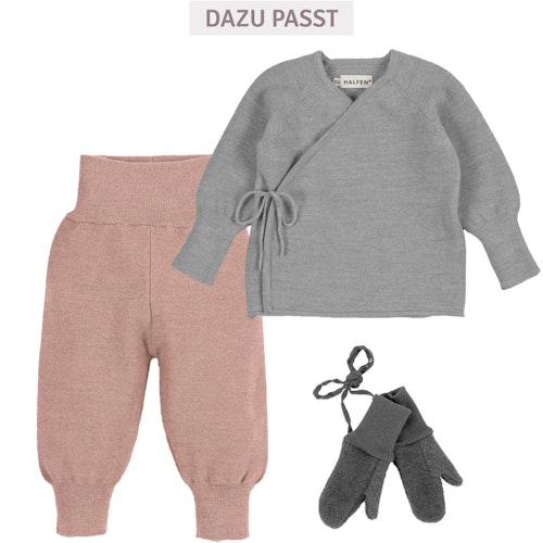 Baby Jacke Schlüttli aus Merino-Feinstrick