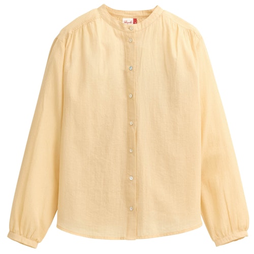 Edle Damen Bluse gelb