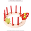 Vorschaubild Grimms Geburtstagsring weiß/natur 12 Jahre (22 cm)