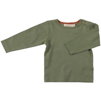 Edles dickeres uni Shirt langarm 100% Biobaumwolle