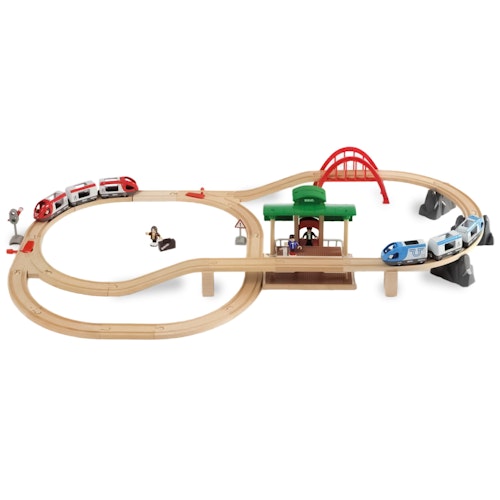 Großes Bahn Reisezug Set 42 Teile