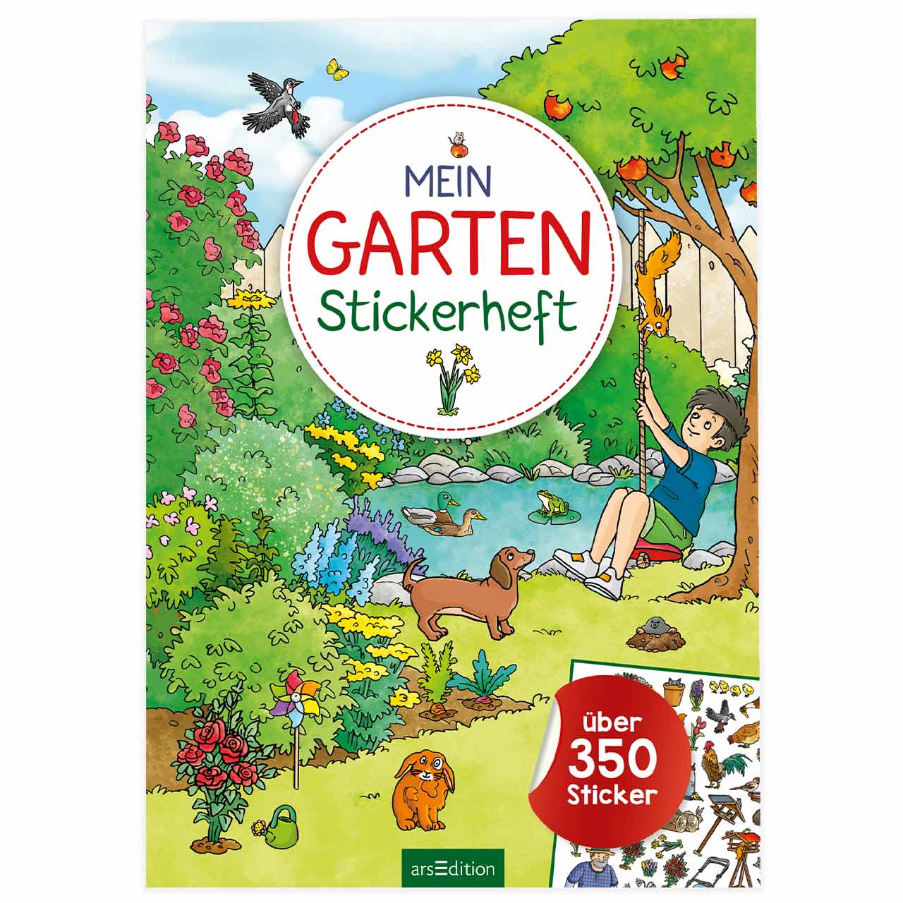 Stickerheft Garten – Ab 4 Jahren