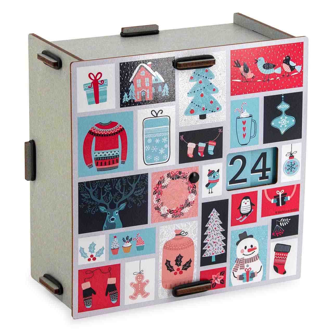 Adventskalender zum Befüllen – DIY Adventskalender bunt