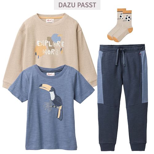 Socken beige geringelt Fußball
