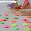 Vorschaubild 100 Konfettitaler neon Kindergeburtstag Deko
