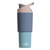 Cosmic Edelstahltrinkflasche mit Trinkhalm Pastellblau 1 Liter