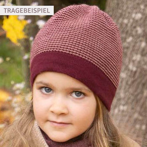Kinder Beanie Schurwolle