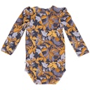 Vorschaubild Edler Langarmbody Puffärmel floral