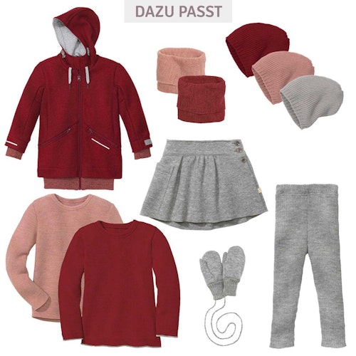 Kinder Strick-Beanie Schurwolle