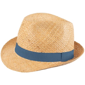Kinder Strohhut blau