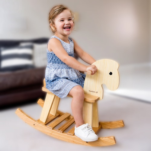 Schaukelpferd Bambus ab 1 Jahr