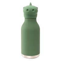 Bestie Bottle Edelstahltrinkflasche mit Trinkhalm Dinosaurier 460 ml
