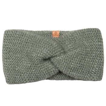 Damen Baby Alpakawolle Stirnband salbei-grün
