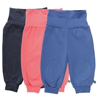 Krabbelhose mit breitem Bund als 3er Pack