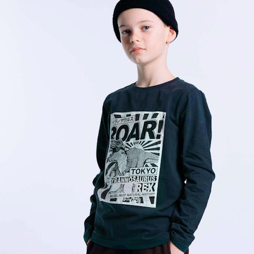 Leichtes Langarmshirt Streifen