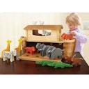 Vorschaubild XXL Arche Noah zum Spielen mit 14 Holztieren