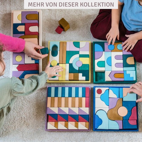 Kleiner Baukasten Rhythm 52 Elemente im Rahmen