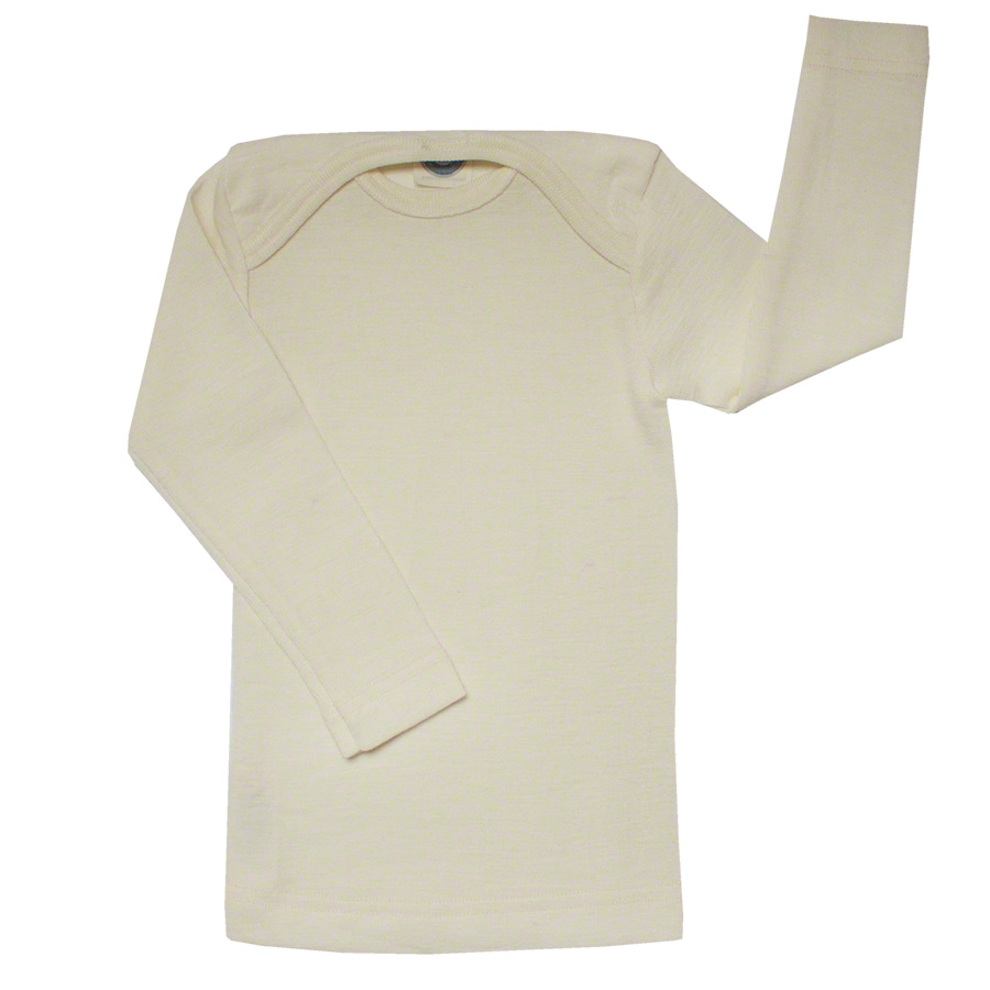 Atmungsaktives Wolle Seide Shirt