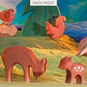 Vorschaubild Reh fressend 6 cm hoch